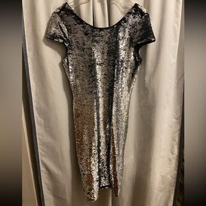 Renn Brand Flip Sequin Dress